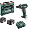 Metabo SSW 18 LTX 400 BL 18V Li-Ion Accu Slagmoersleutel Set (2x 4.0Ah Li-Power Accu) In MetaBox - 400Nm - 1/2" - Koolborstelloos - 602205500