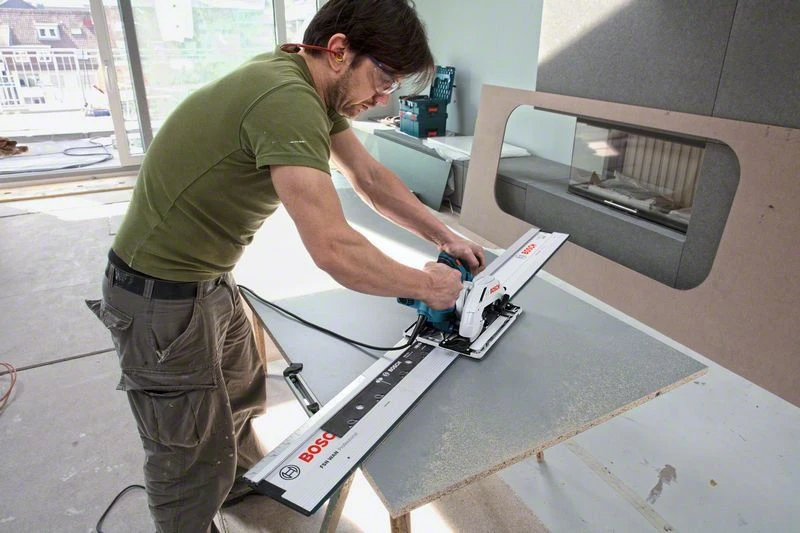 Bosch GKS 55+ GCE Cirkelzaag In L-Boxx - 1350W - 165mm - 0601682101 - Afbeelding 2